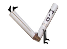 easy way to quit smoking cigarette logo